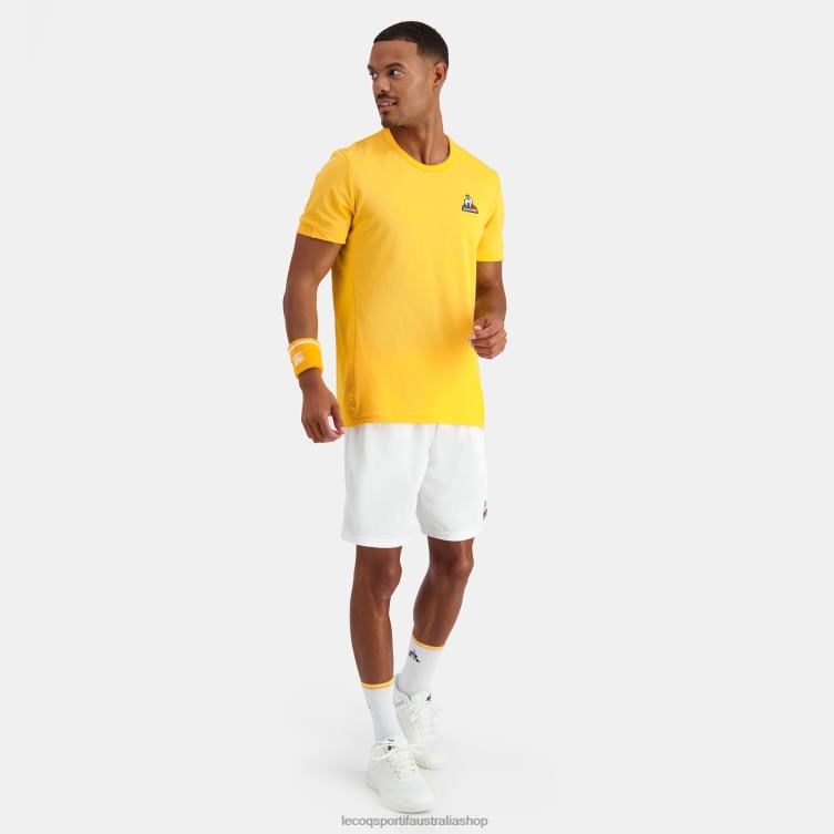 Clothing HVDBF478 Men Le Coq Sportif T-Shirt Orange - Image 5