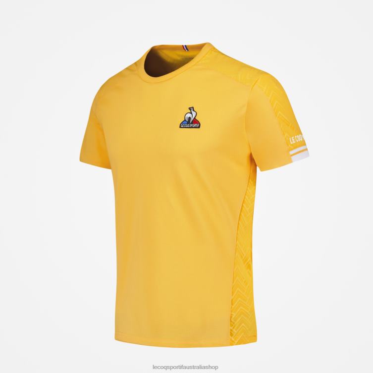 Clothing HVDBF478 Men Le Coq Sportif T-Shirt Orange - Image 6