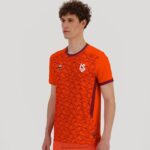 Clothing HVDBF479 Men Le Coq Sportif Jersey Orange - Image 4