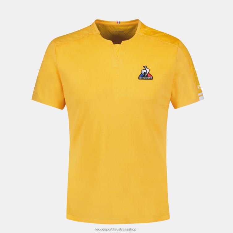 Clothing HVDBF483 Men Le Coq Sportif T-Shirt Orange - Image 2