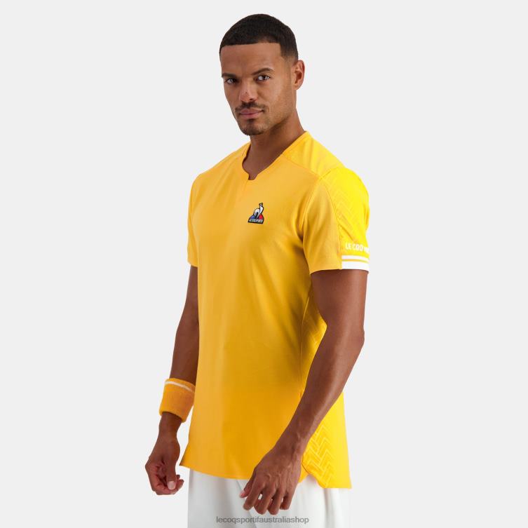 Clothing HVDBF483 Men Le Coq Sportif T-Shirt Orange - Image 1
