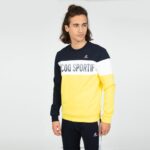 Clothing HVDBF484 Men Le Coq Sportif Sweatshirt Blue