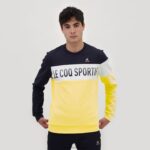 Clothing HVDBF484 Men Le Coq Sportif Sweatshirt Blue - Image 5
