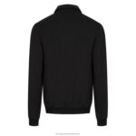 Clothing HVDBF489 Men Le Coq Sportif Zipped Sweatshirt Black - Image 3