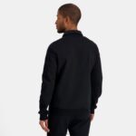 Clothing HVDBF489 Men Le Coq Sportif Zipped Sweatshirt Black - Image 4