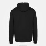 Clothing HVDBF493 Men Le Coq Sportif Hooded Sweatshirt Black - Image 2