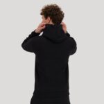 Clothing HVDBF493 Men Le Coq Sportif Hooded Sweatshirt Black - Image 6