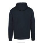Clothing HVDBF494 Men Le Coq Sportif Hooded Sweatshirt Blue - Image 3