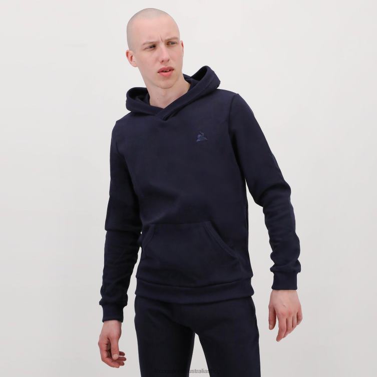 clothing_hvdbf494_men_le_coq_sportif_hooded_sweatshirt_blue.jpg Clothing HVDBF494 Men Le Coq Sportif Hooded Sweatshirt Blue - Image 1