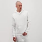 Clothing HVDBF495 Men Le Coq Sportif Hooded Sweatshirt White - Image 4