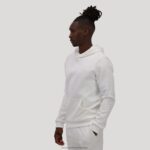 Clothing HVDBF495 Men Le Coq Sportif Hooded Sweatshirt White - Image 5