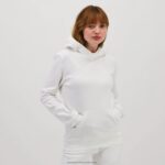 Clothing HVDBF495 Men Le Coq Sportif Hooded Sweatshirt White - Image 7