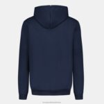 Clothing HVDBF49 Men Le Coq Sportif Hooded Sweatshirt With Zip Blue - Image 2
