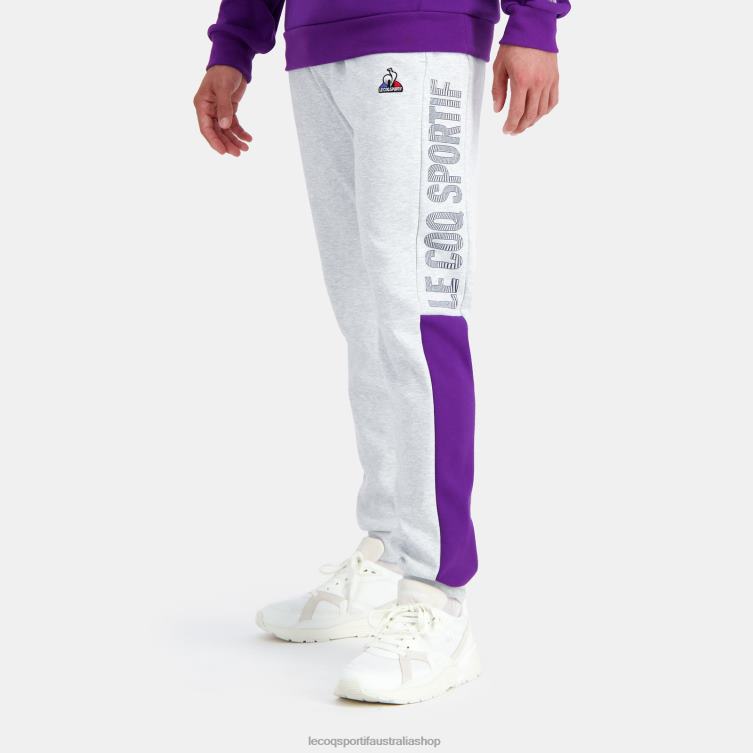 clothing_hvdbf500_men_le_coq_sportif_trousers_grey.jpg Clothing HVDBF500 Men Le Coq Sportif Trousers Grey - Image 1