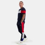 Clothing HVDBF503 Men Le Coq Sportif Trousers Blue - Image 5