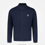 Clothing HVDBF50 Men Le Coq Sportif Zipped Sweatshirt Blue - Image 2