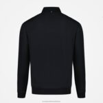 Clothing HVDBF51 Men Le Coq Sportif Zipped Sweatshirt Black - Image 3