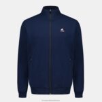Clothing HVDBF52 Men Le Coq Sportif Zipped Sweatshirt Blue - Image 2
