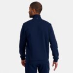 Clothing HVDBF52 Men Le Coq Sportif Zipped Sweatshirt Blue - Image 4