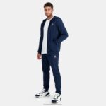 Clothing HVDBF55 Men Le Coq Sportif Hooded Sweatshirt With Zip Blue - Image 6