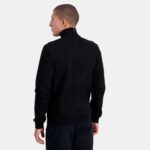 Clothing HVDBF58 Men Le Coq Sportif Zipped Sweatshirt Black - Image 4