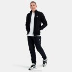Clothing HVDBF58 Men Le Coq Sportif Zipped Sweatshirt Black - Image 6