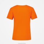 Clothing HVDBF593 Women Le Coq Sportif T-Shirt Orange - Image 3