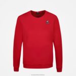 Clothing HVDBF595 Women Le Coq Sportif Sweatshirt Red - Image 2