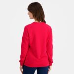 Clothing HVDBF595 Women Le Coq Sportif Sweatshirt Red - Image 4