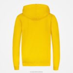 Clothing HVDBF598 Women Le Coq Sportif Hooded Sweatshirt Yellow - Image 3
