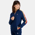 Clothing HVDBF599 Women Le Coq Sportif Sweatshirt Blue