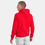 Clothing HVDBF59 Men Le Coq Sportif Hooded Sweatshirt Red - Image 4