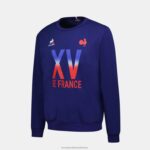Clothing HVDBF5 Men Le Coq Sportif Sweatshirt - Xv De France Blue - Image 6