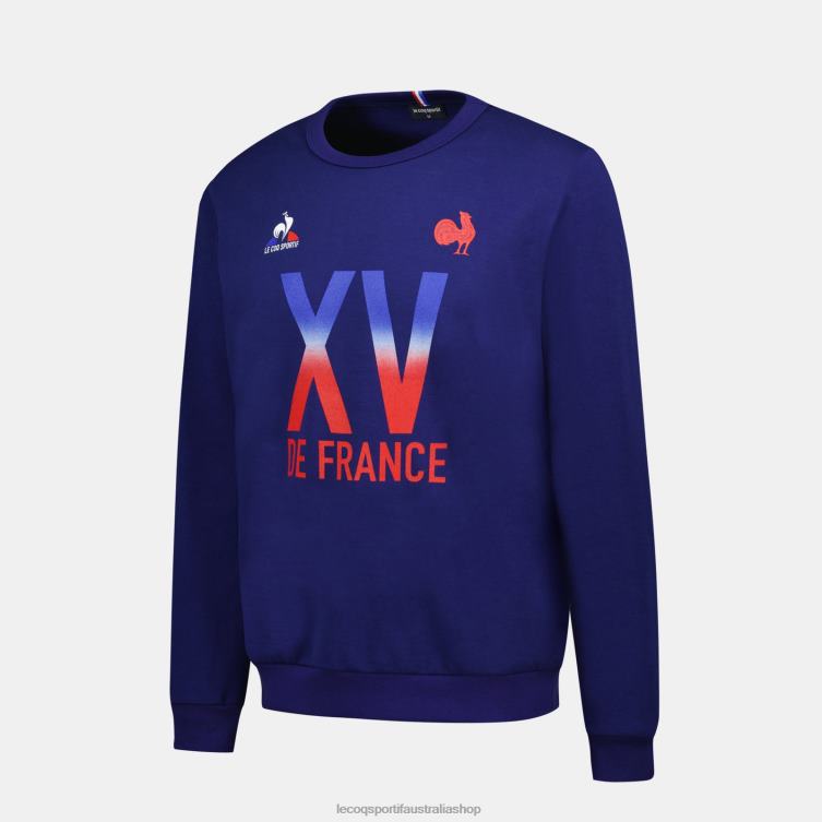 Clothing HVDBF5 Men Le Coq Sportif Sweatshirt - Xv De France Blue - Image 6