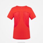 Clothing HVDBF600 Women Le Coq Sportif T-Shirt Red - Image 3