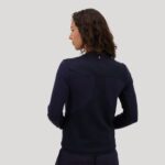 Clothing HVDBF607 Women Le Coq Sportif Zipped Sweatshirt Blue - Image 6