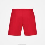 Clothing HVDBF611 Women Le Coq Sportif Shorts Red - Image 3