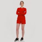 Clothing HVDBF611 Women Le Coq Sportif Shorts Red - Image 5