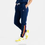 Clothing HVDBF612 Women Le Coq Sportif Trousers Blue