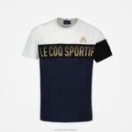 Clothing HVDBF639 Children Le Coq Sportif T-Shirt Blue - Image 2