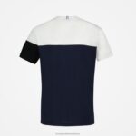 Clothing HVDBF639 Children Le Coq Sportif T-Shirt Blue - Image 3