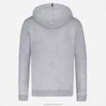 Clothing HVDBF63 Men Le Coq Sportif Hooded Sweatshirt Grey - Image 3