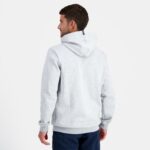 Clothing HVDBF63 Men Le Coq Sportif Hooded Sweatshirt Grey - Image 4