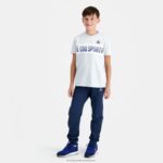 Clothing HVDBF640 Children Le Coq Sportif T-Shirt Grey - Image 5