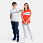 Clothing HVDBF640 Children Le Coq Sportif T-Shirt Grey - Image 6