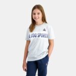 Clothing HVDBF640 Children Le Coq Sportif T-Shirt Grey - Image 8