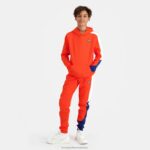 Clothing HVDBF642 Children Le Coq Sportif Trousers Orange - Image 5