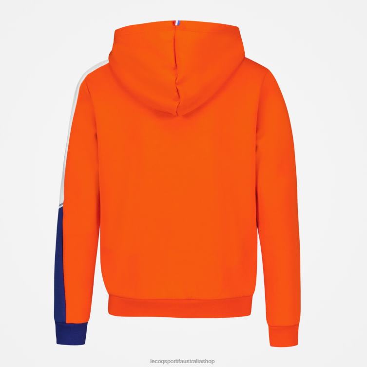 Clothing HVDBF643 Children Le Coq Sportif Hooded Sweatshirt Orange - Image 3