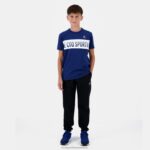 Clothing HVDBF644 Children Le Coq Sportif T-Shirt Blue - Image 5