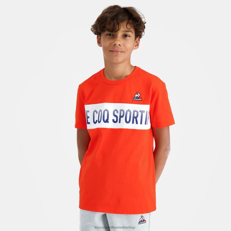 clothing_hvdbf645_children_le_coq_sportif_t_shirt_multicoloured.jpg Clothing HVDBF645 Children Le Coq Sportif T-Shirt Multicoloured - Image 1